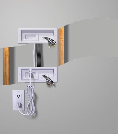 Minimalist TV Cable Management Tutorial - How to hide TV wires without  cutting holes in your wall!! 