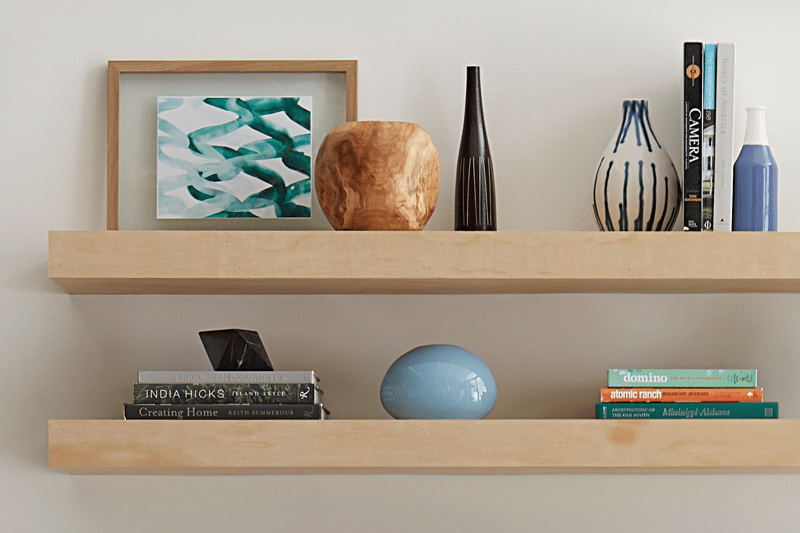 How To Decorate Around Your Tv With Floating Shelves