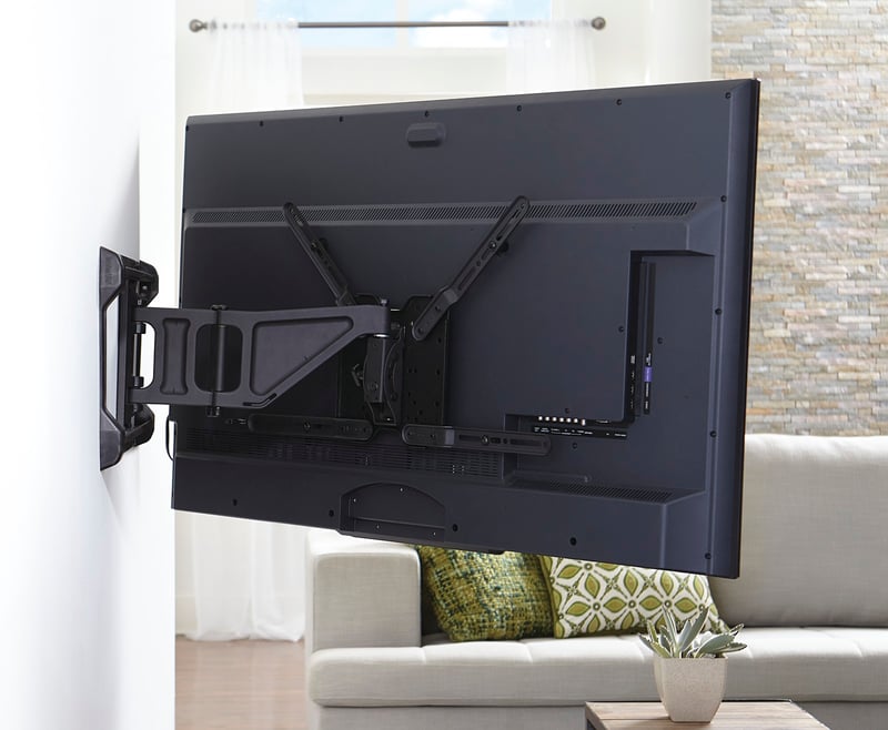 full motion tv mount extended