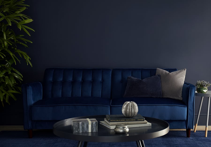 Why Your Tv Wall Is Practically Made For The Dark Trend Dark Paint Inspiration For Your Living Room