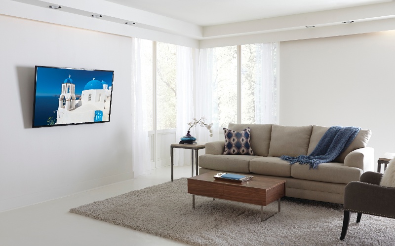 minimalist tv wall