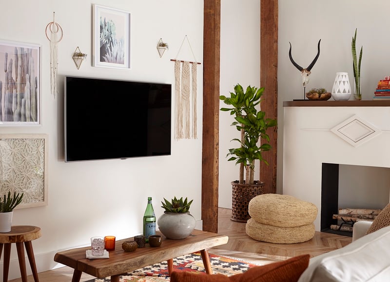 southwest style TV wall